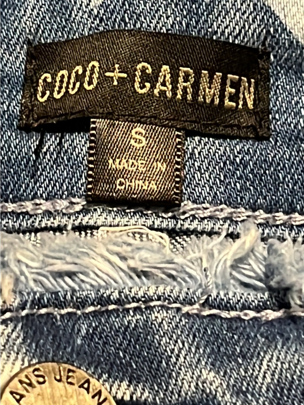 NWT COCO + CARMEN Crop Jeans - Picture 7 of 12